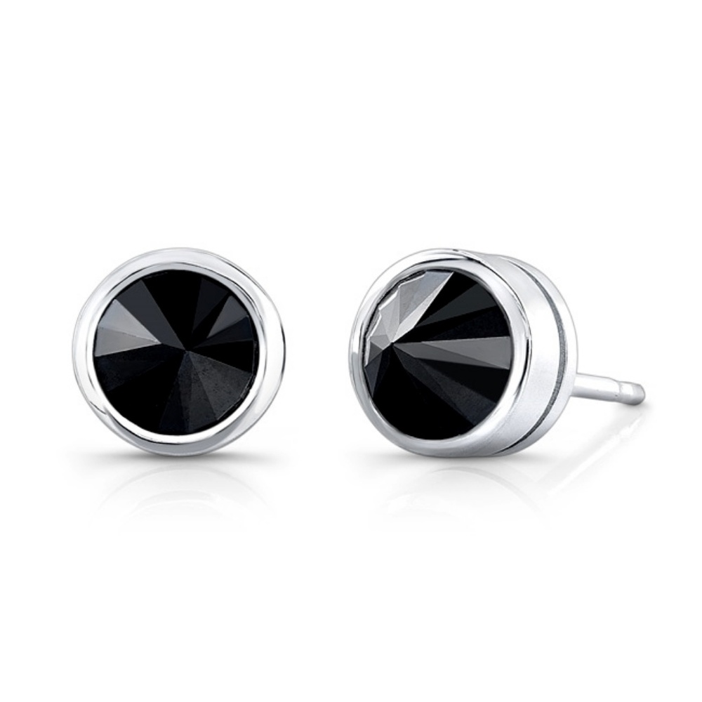 Black Diamond 0.75 Carat Stud Earrings (TW - 1.50)